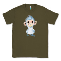 Army Green monkey cute animals Classic Tee - RanaPortraitStore