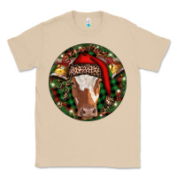 Mushroom Longhorn Cow Christmas Classic Tee - RanaPortraitStore