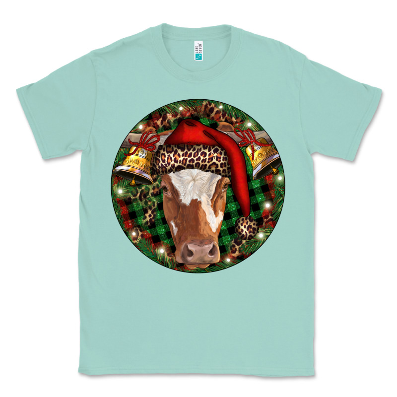 Longhorn Cow Christmas Classic Tee by RanaPortraitStore | Teevron
