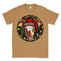 Toasted Coconut Longhorn Cow Christmas Classic Tee - RanaPortraitStore