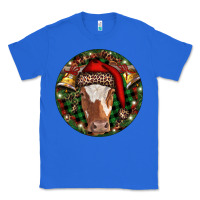 True Royal Longhorn Cow Christmas Classic Tee - RanaPortraitStore