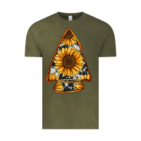 Vintage Olive sunflower arrowhead Vintage Tee - Jasminsmagicworld