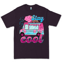 Plum Stay cool with ice cream van summer Premium Tee - NancyCooperArtShop