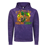 Cloud Purple St. Patrick's Dead inside but feeling lucky Vintage Hoodie - HowdyJamesFarm