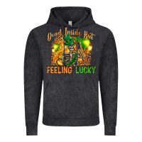 Vintage Black St. Patrick's Dead inside but feeling lucky Vintage Hoodie - HowdyJamesFarm