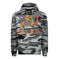 Groovy Grandma Retro 70s Peace Sign Design Grandmother Premium Hoodie | Teevron