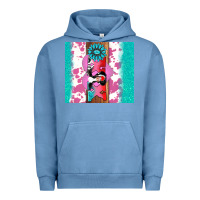 Pigment Pebble Blue v.d xoxo gemstone Urban Hoodie - AdoDesignShop