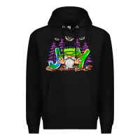 Black Joy Halloween Gnome Premium Hoodie - CowhideDigitalArt