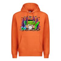 Carrot Joy Halloween Gnome Premium Hoodie - CowhideDigitalArt