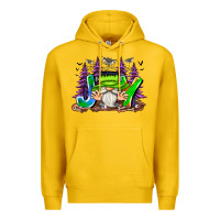 Lemon Joy Halloween Gnome Premium Hoodie - CowhideDigitalArt