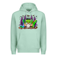 Seafoam Joy Halloween Gnome Premium Hoodie - CowhideDigitalArt
