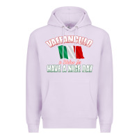 Lilac Vaffanculo Have A Nice Day  Funny Italian Premium Hoodie - longCreatives