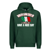 Sports Green Vaffanculo Have A Nice Day  Funny Italian Premium Hoodie - longCreatives