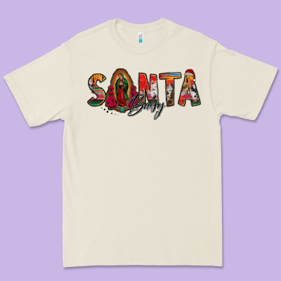 Santa Baby Lady Of Guadalupe Premium Tee Designed By Jasminsmagicworld