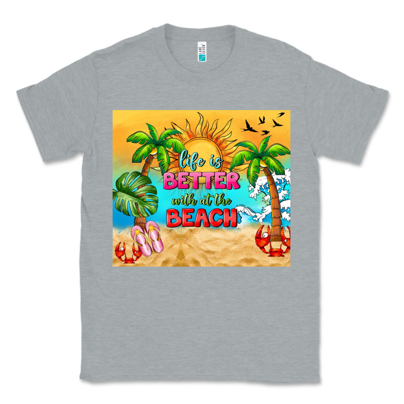 Life Is Better With At The Beach Classic Tee by TumblerDesignByShophia | Teevron