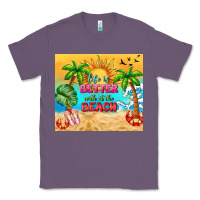 Lavender life is better with at the beach Classic Tee - TumblerDesignByShophia