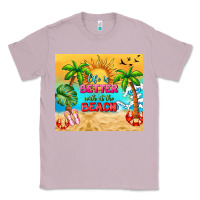 Lilac life is better with at the beach Classic Tee - TumblerDesignByShophia