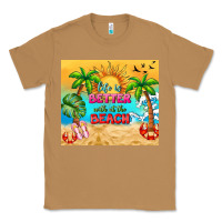 Toasted Coconut life is better with at the beach Classic Tee - TumblerDesignByShophia