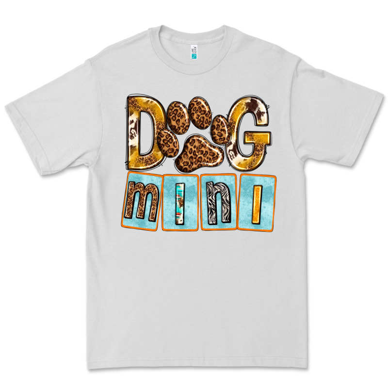 Dog Mini With Paw Premium Tee by texasbilliewilder | Teevron