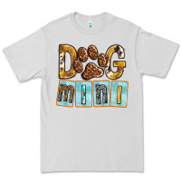 Dove Grey Dog Mini with Paw Premium Tee - texasbilliewilder