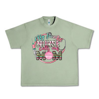 Oil Green my favorite nurse calls me mom Urban Heavy Tee - CowGirlArtShop