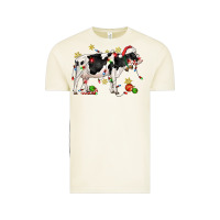 Christmas Holstein Cow Vintage Tee | Teevron