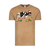 Vintage Camel christmas holstein cow Vintage Tee - CowGirlArtShop