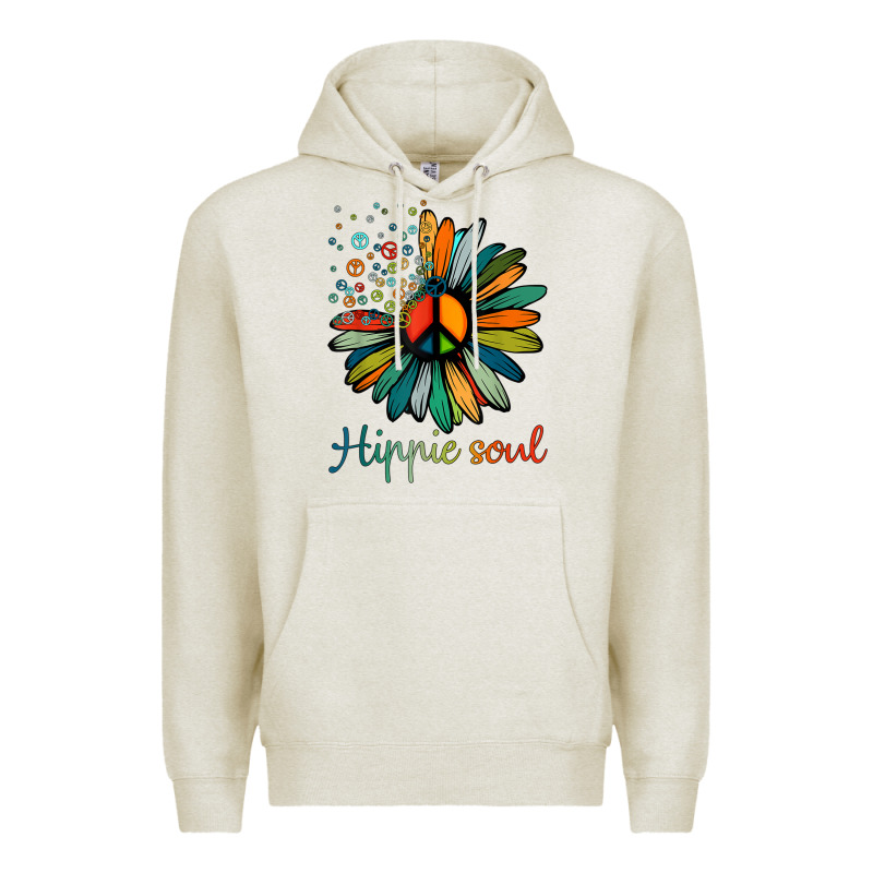 Daisy Peace Sign Hippie Soul Tshirt Flower Lovers Gifts Premium Hoodie by longCreatives | Teevron