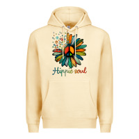 Pina Colada daisy peace sign hippie soul tshirt flower lovers gifts Premium Hoodie - longCreatives