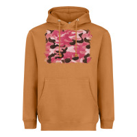 Meerkat pink camouflage background Heavyweight Hoodie - BarkalooDesign