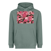 Sage pink camouflage background Heavyweight Hoodie - BarkalooDesign