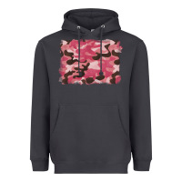 Smoke pink camouflage background Heavyweight Hoodie - BarkalooDesign