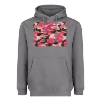 Storm pink camouflage background Heavyweight Hoodie - BarkalooDesign