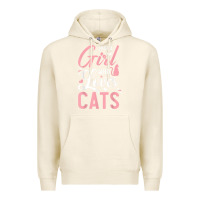 Tofu just a girl who loves cats cute cat lover gifts Premium Hoodie - longCreatives