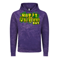 Cloud Purple Happy St. Patrick's Day Vintage Hoodie - HowdyJamesFarm