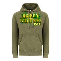 Vintage Olive Happy St. Patrick's Day Vintage Hoodie - HowdyJamesFarm