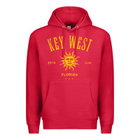 Cardinal key west florida vintage distressed style design souvenir Premium Hoodie - longCreatives