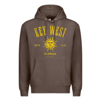 Coffee key west florida vintage distressed style design souvenir Premium Hoodie - longCreatives