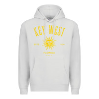 Dove Grey key west florida vintage distressed style design souvenir Premium Hoodie - longCreatives