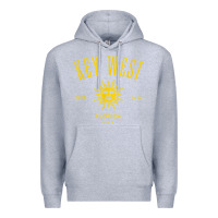 Heather Grey key west florida vintage distressed style design souvenir Premium Hoodie - longCreatives