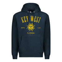 Navy key west florida vintage distressed style design souvenir Premium Hoodie - longCreatives