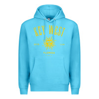 Ocean Blue key west florida vintage distressed style design souvenir Premium Hoodie - longCreatives
