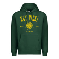 Sports Green key west florida vintage distressed style design souvenir Premium Hoodie - longCreatives