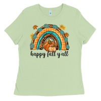 Happy Fall Y'all Ladies Tee | Teevron