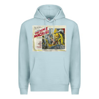 Blue Mist The Time Machine, Time Travel, Retro Movie Poster, Cult Classic, Futur Premium Hoodie - longCreatives