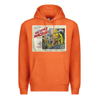 Carrot The Time Machine, Time Travel, Retro Movie Poster, Cult Classic, Futur Premium Hoodie - longCreatives