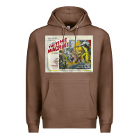 Chestnut The Time Machine, Time Travel, Retro Movie Poster, Cult Classic, Futur Premium Hoodie - longCreatives