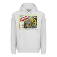 Dove Grey The Time Machine, Time Travel, Retro Movie Poster, Cult Classic, Futur Premium Hoodie - longCreatives