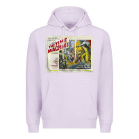 Lilac The Time Machine, Time Travel, Retro Movie Poster, Cult Classic, Futur Premium Hoodie - longCreatives