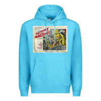 Ocean Blue The Time Machine, Time Travel, Retro Movie Poster, Cult Classic, Futur Premium Hoodie - longCreatives
